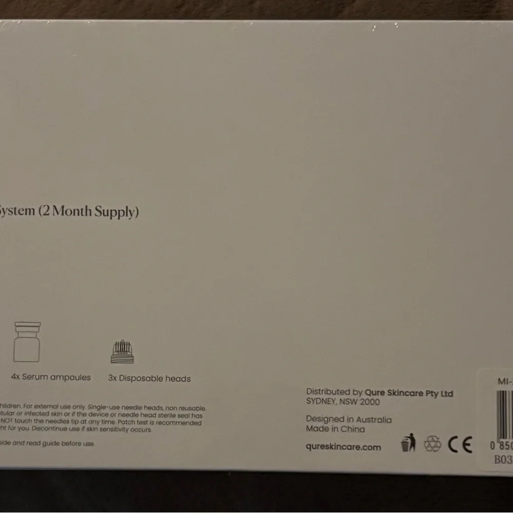Micro-Infusion Facial System - Qure 2 month supply. Dark spot serum. See descr - Picture 3 of 4